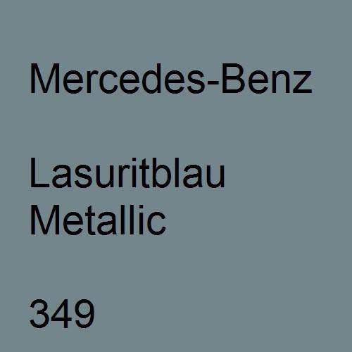 Mercedes-Benz, Lasuritblau Metallic, 349.